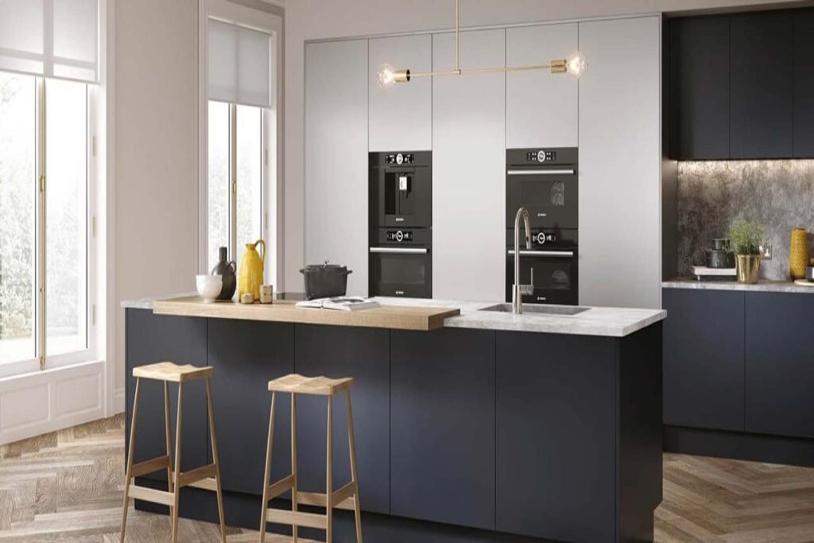 DKB Indigo blue kitchen