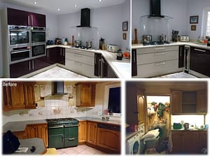 aubergine fitted kitchen aubergine fitted kitchen