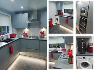 metallic blue fitted kitchen metallic blue fitted kitchen