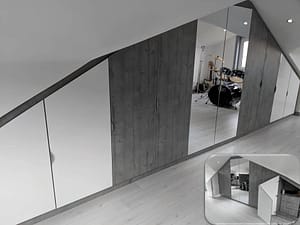 sloping ceiling wardrobe - attic bedroom furniture sloping ceiling wardrobe - attic bedroom furniture