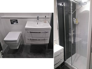 white and black bathroom white and black bathroom