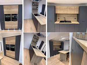 halifax oak and onyx fitted kitchen halifax oak and onyx