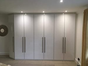 acrylic white bedroom Bishopbriggs acrylic white bed g64