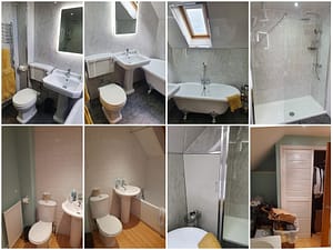 Traditional fitted bathroom