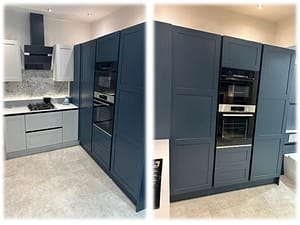 Indigo blue fitted kitchens