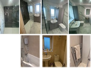 Fitted bathroom vanity units