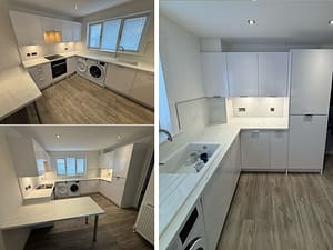 White kitchen in Hamilton
