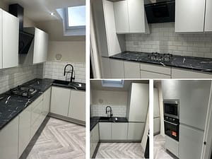 Compact fitted kitchen