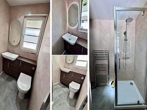 Compact bathroom design