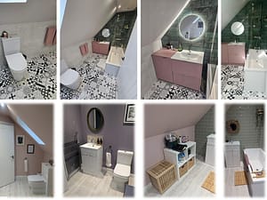 Made to measure bathroom units